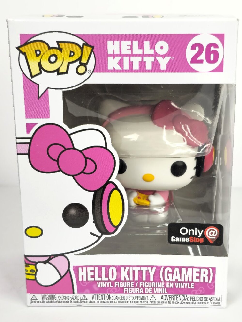 Funko Pop! Hello Kitty (Gamer) #26 GameStop Exclusive Vinyl Figure Sanrio *NEW*